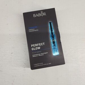 Babor Perfect Glow Ampoule Concentrates 7 x 2ml Hydrating Radiance Serum Womens